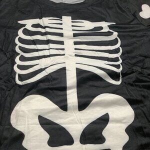 Women Costume Halloween Skeleton Pajama